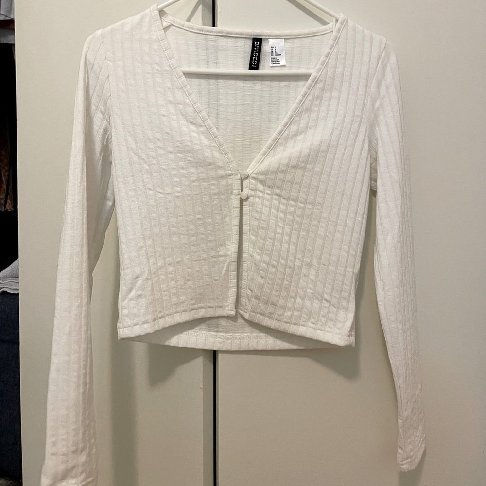 H&M Button Front Top